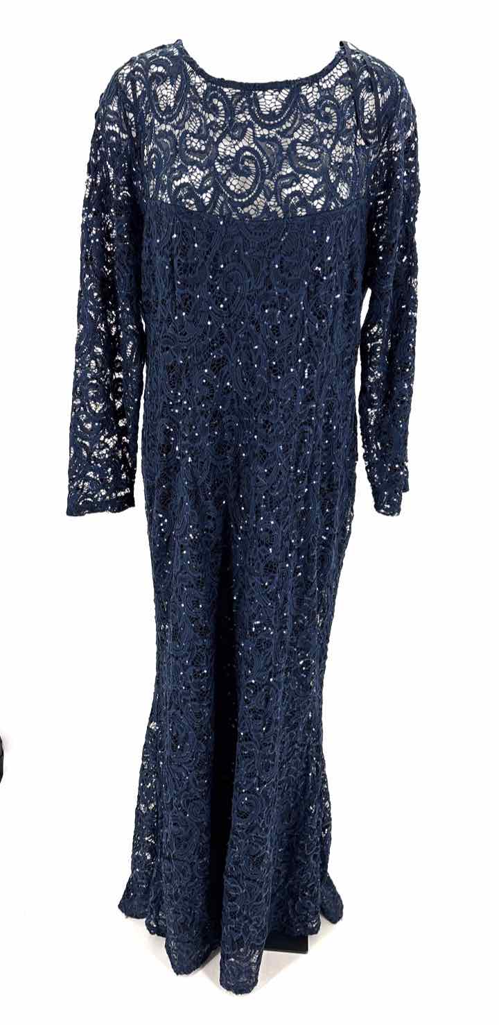 Size 20 Navy Sequined Dress