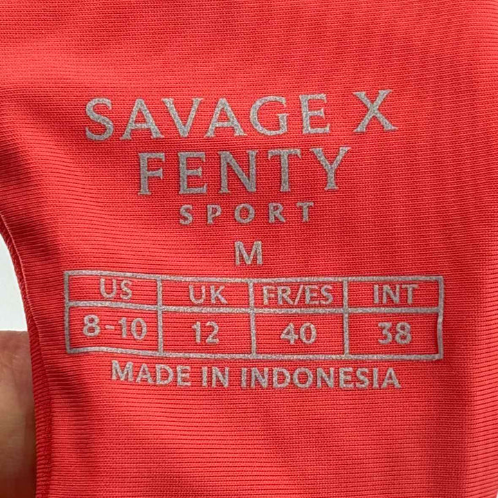 Size 8 FENTY Orange Bra