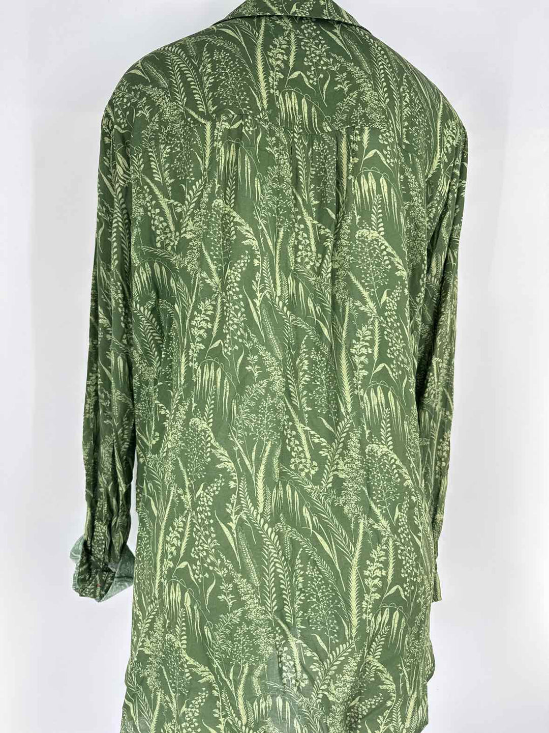 Size L Pilcro & the Letterpress Green Shirt