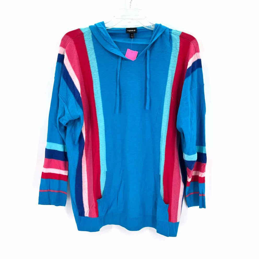 Size 1 Torrid Turquoise Knit Sweater