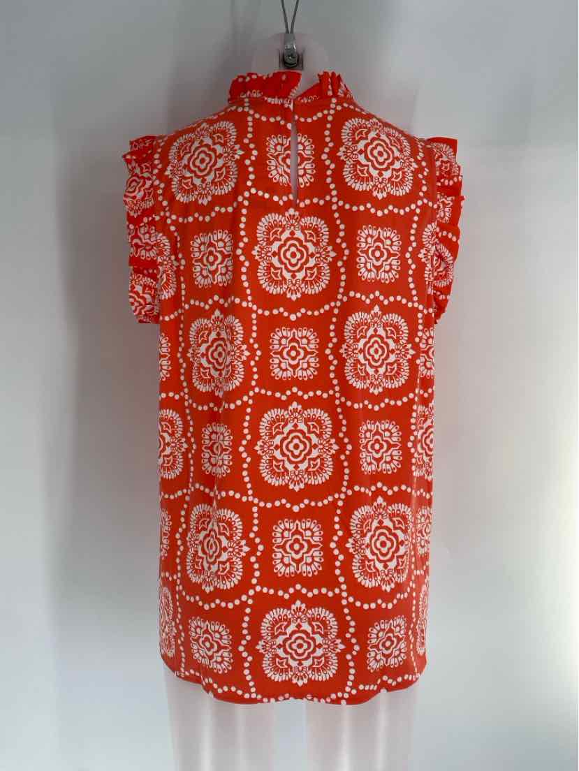 Size L Ann Taylor Orange Shirt