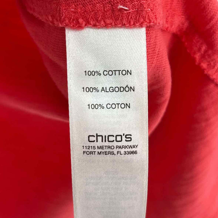 Size M Chico's Coral Shirt