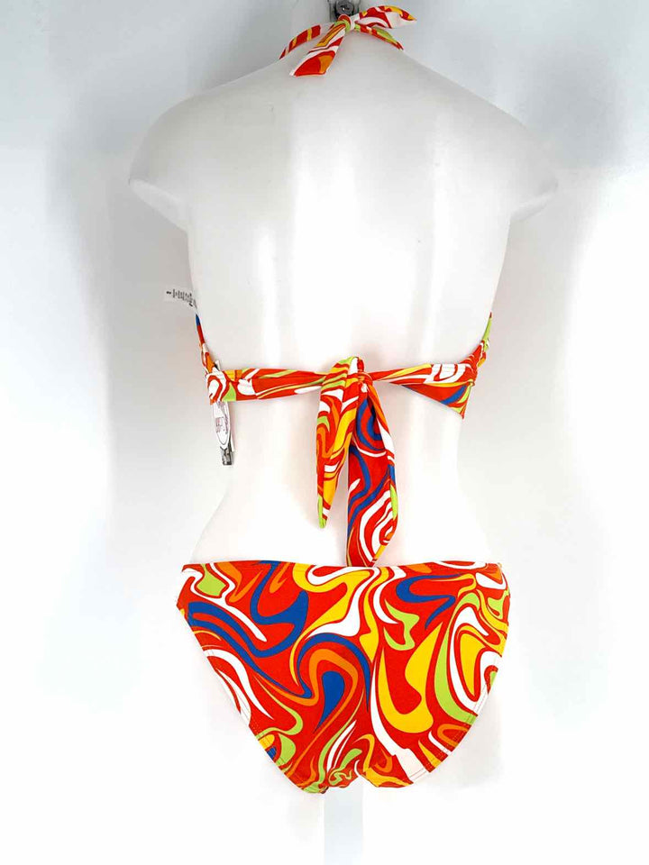 Size S ORANGE PRINT Swimsuit