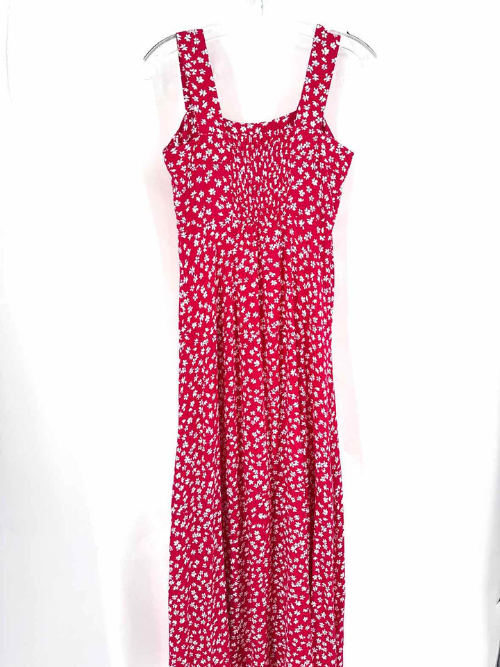 Size XXS Vince Camuto Red Print Jacket