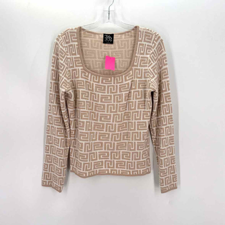 Size XL Tan Knit Sweater