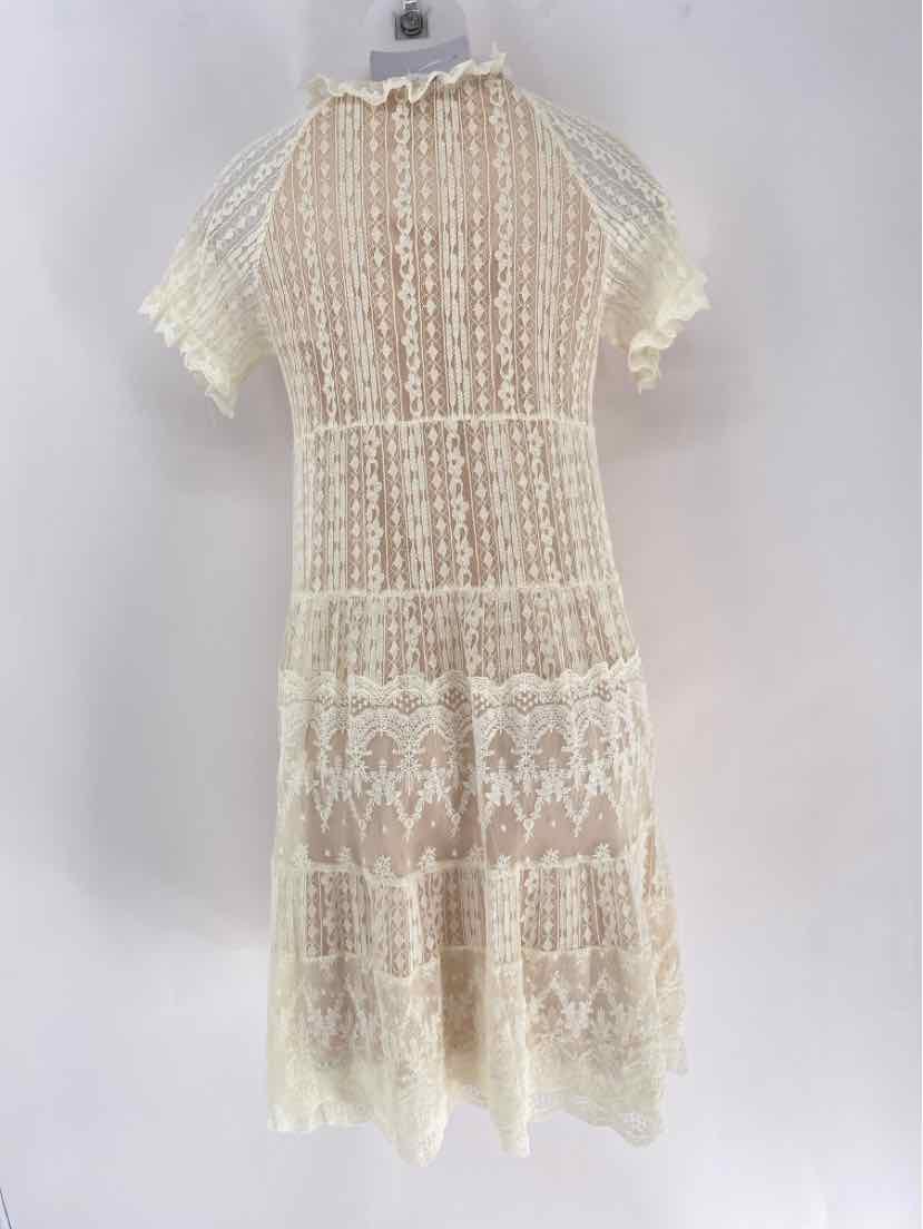 Size XS sundance Ivory Lace Dress