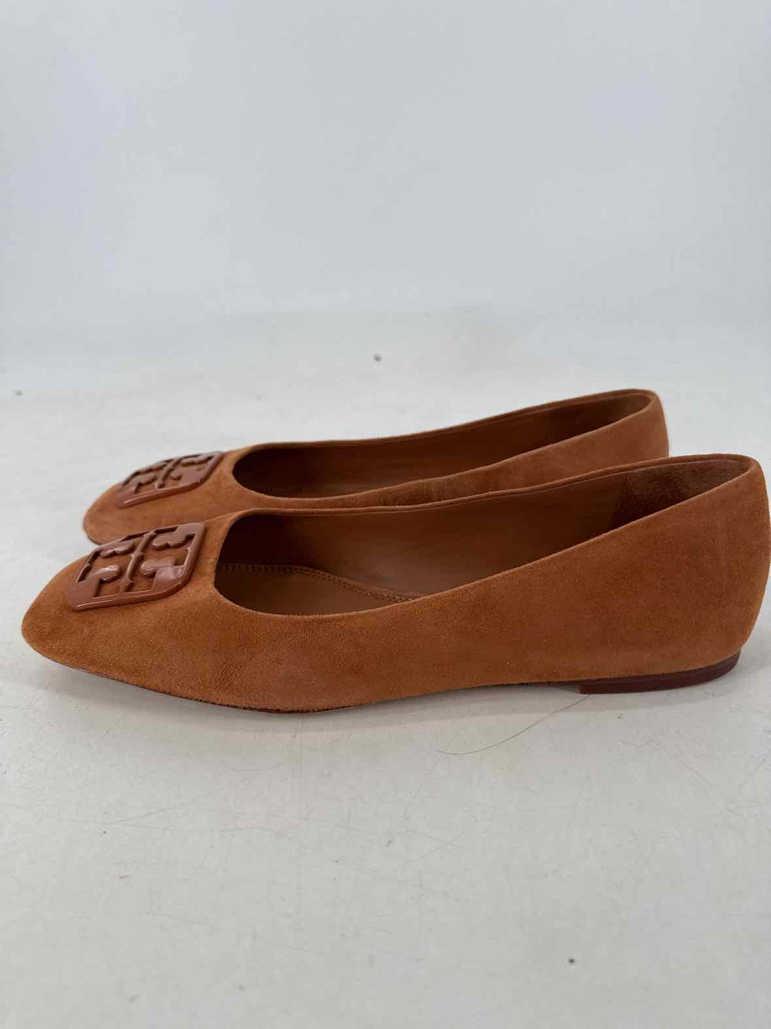 Shoe Size 9 Tory Burch Brown Suede Flats