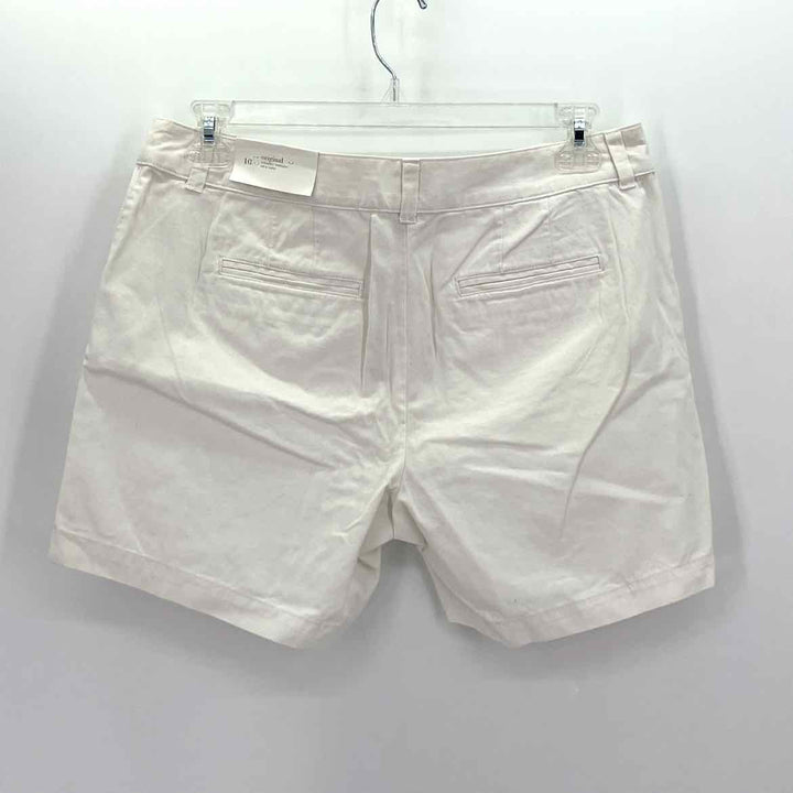 Size 10 LOFT White Shorts
