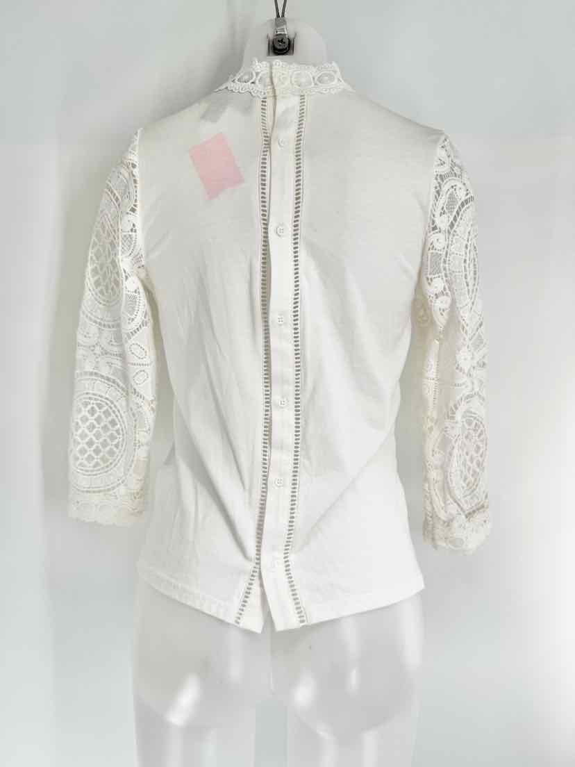 Size XS White Lace Shirt