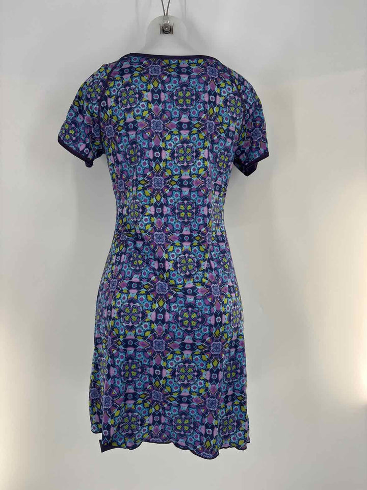 Size S Purple Print Dress