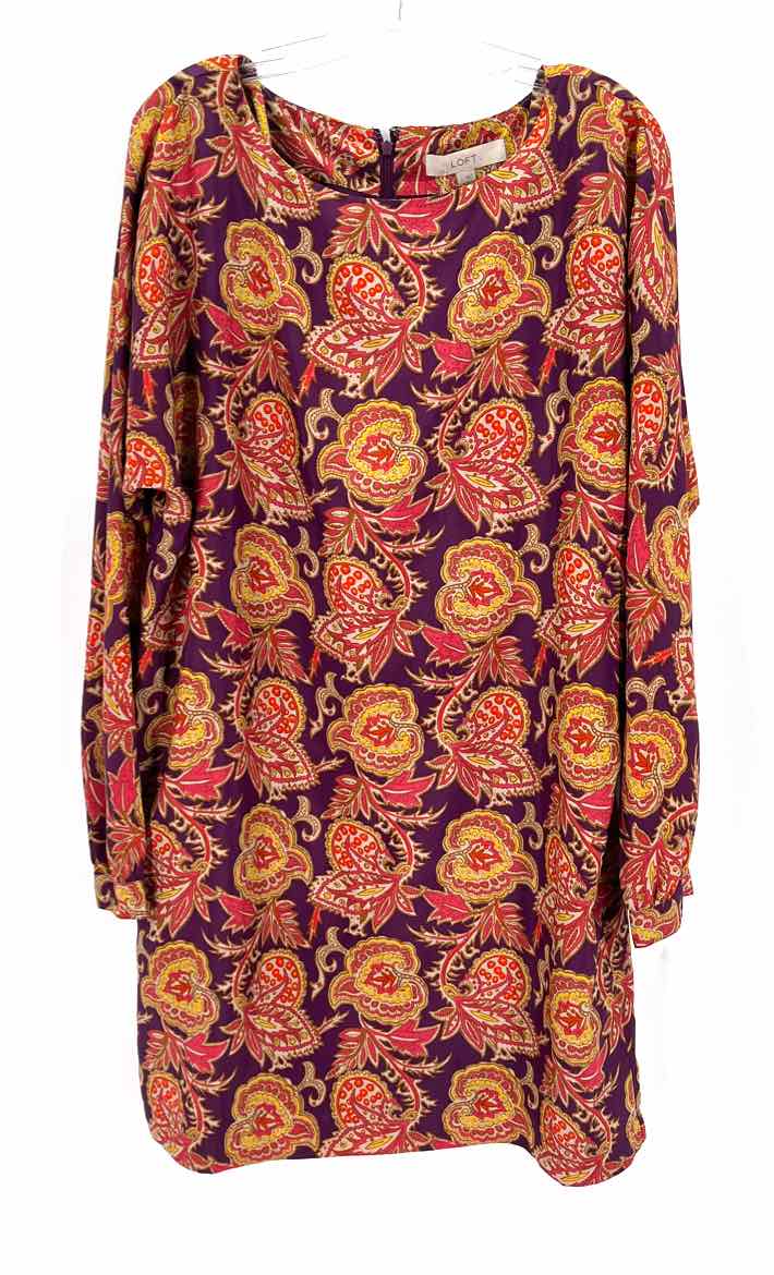 Size L LOFT Purple Dress