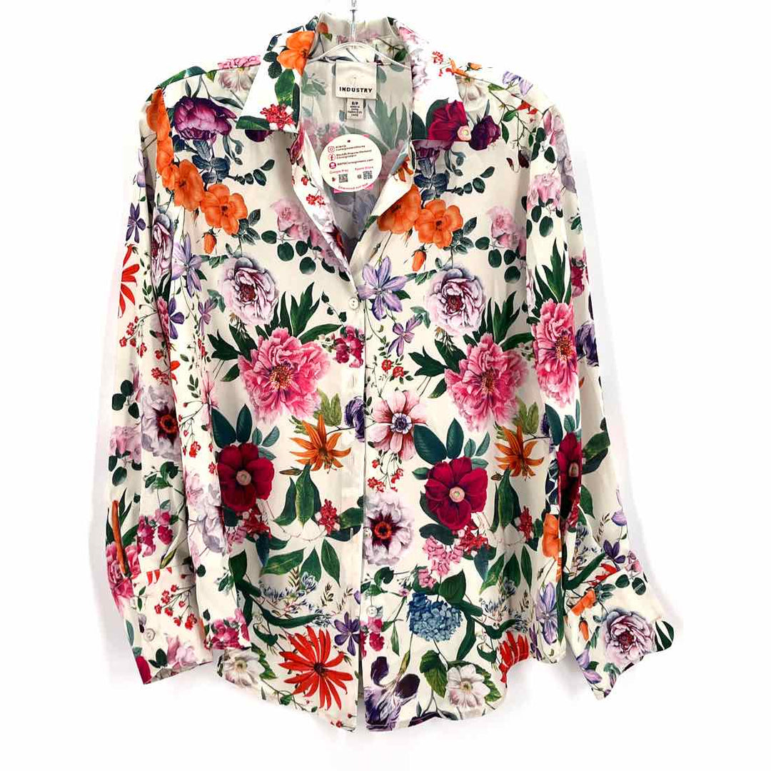 Size S INDUSTRY Multi-Color Shirt