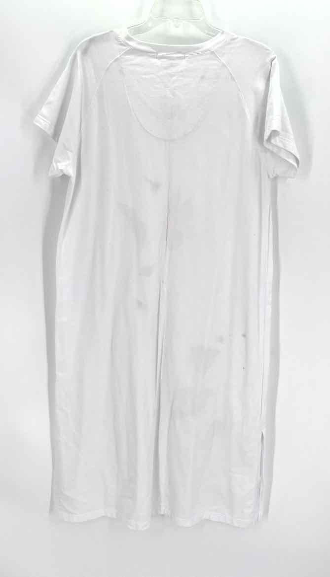 Size L White Cotton Dress