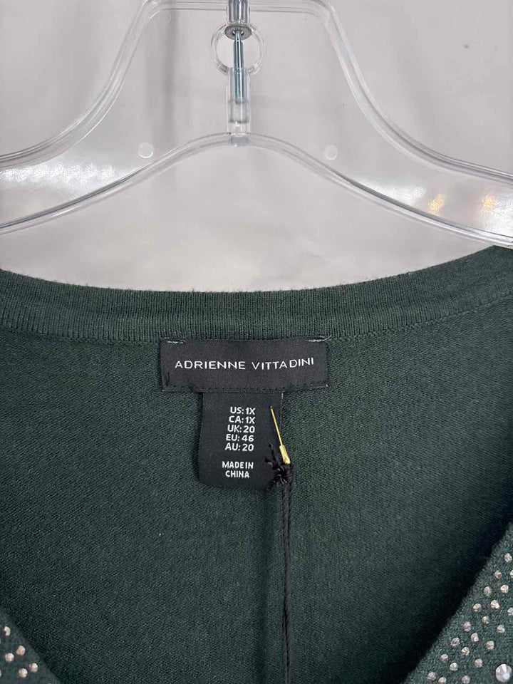 Size 1X Green Sweater