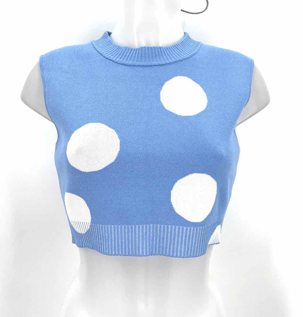 Size M Blue Knit Sweater