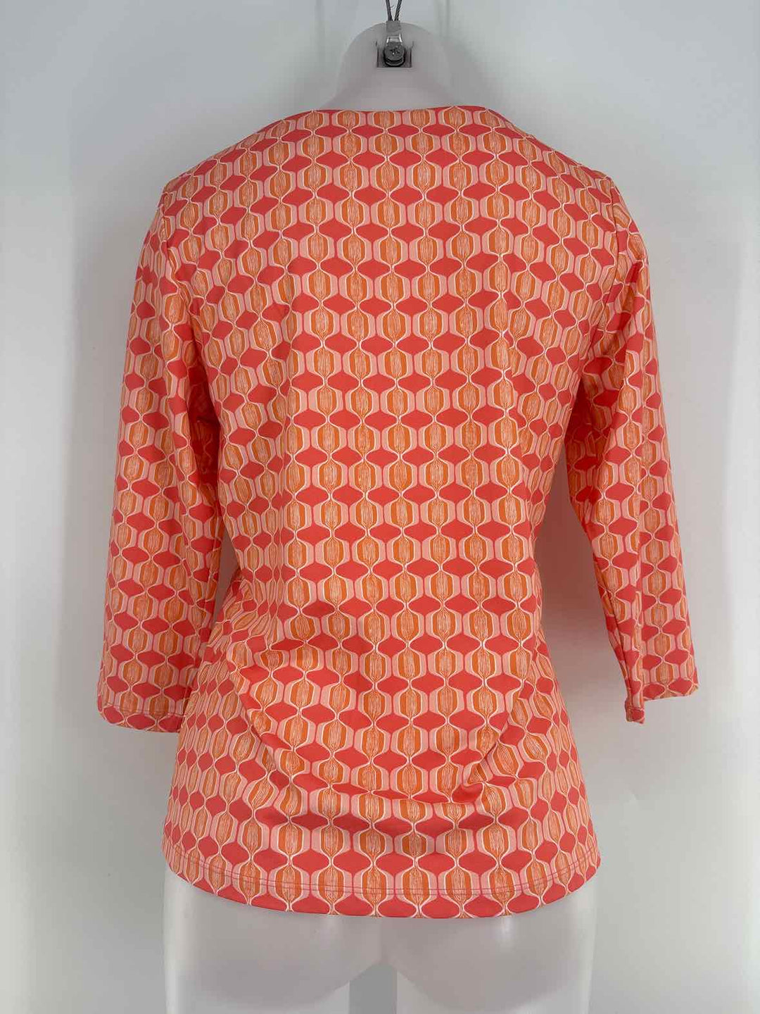 Size L J MCLAUGHLIN Orange Shirt