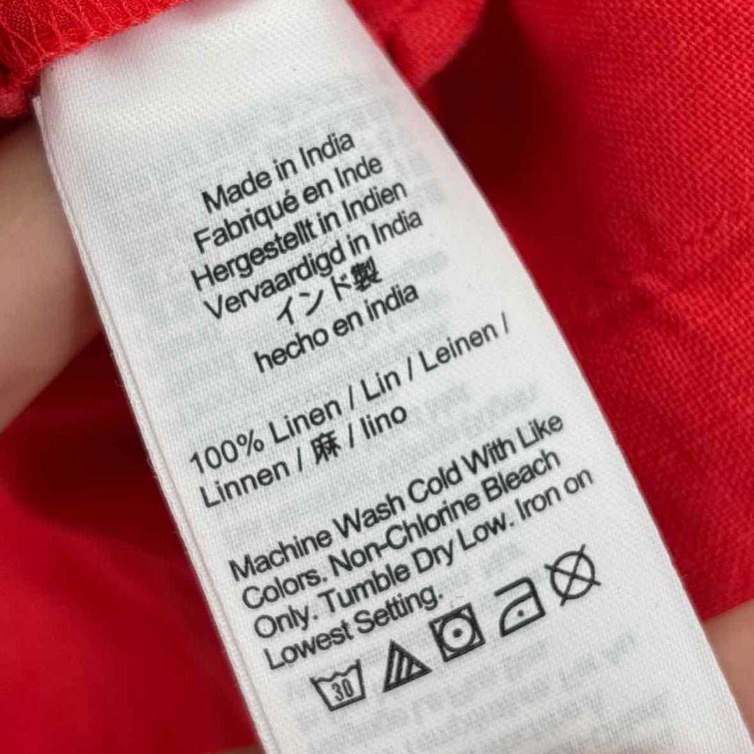 Size XL J Crew Coral Linen Pants