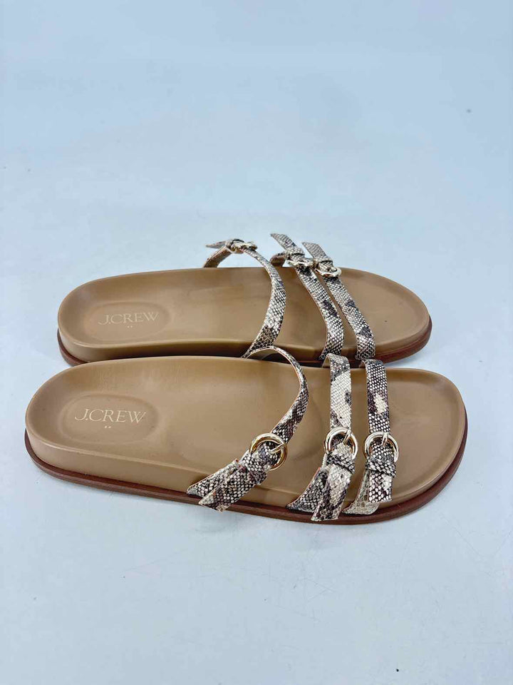Shoe Size 8 J Crew Gold Sandals