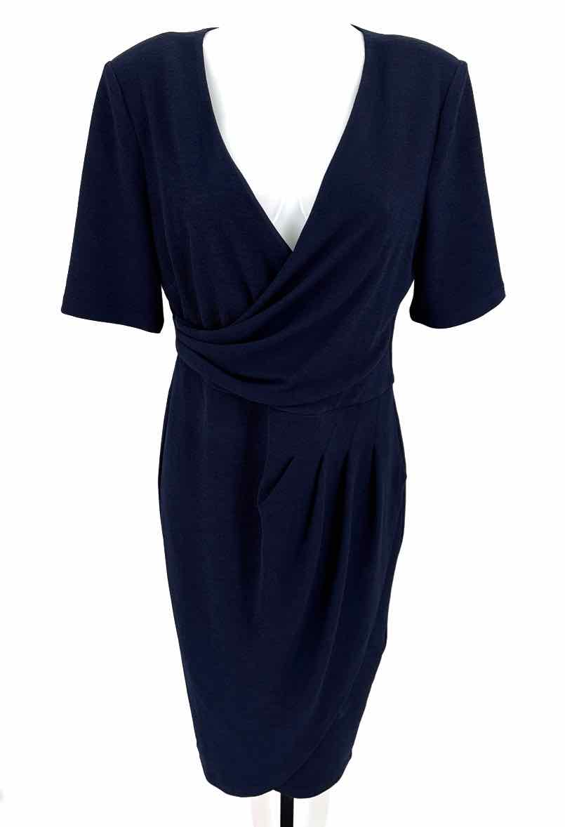 Size 12 Adrianna Papell Navy Dress
