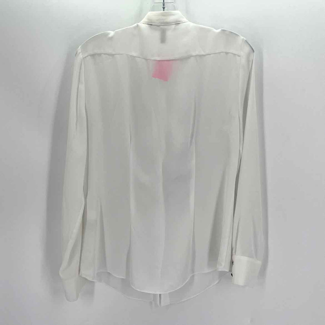 Size 6 White House Black Market White Shirt