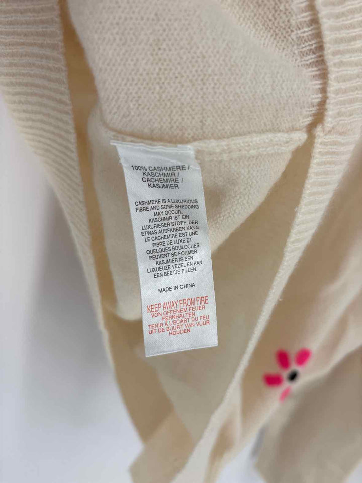 Size M Ivory Cashmere Sweater
