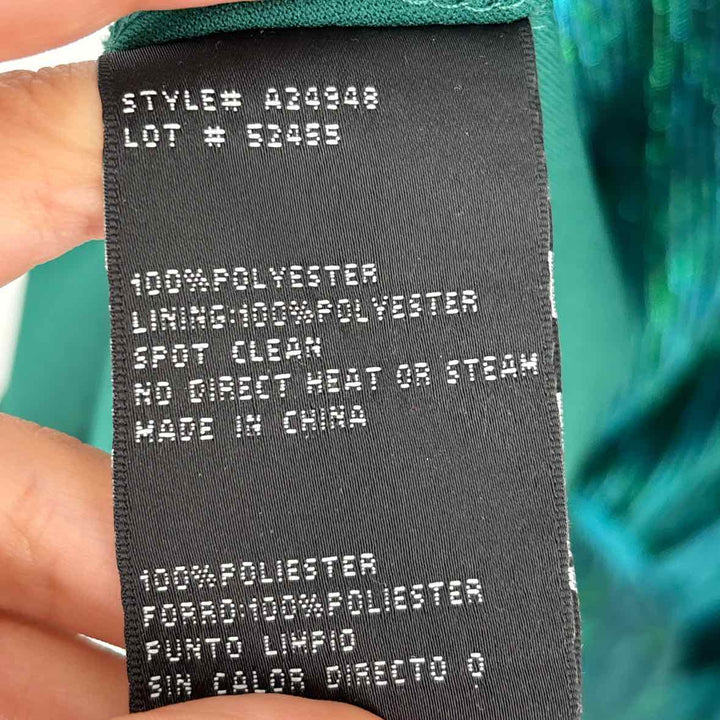 Size 12 BETSY ADAMS Teal Dress
