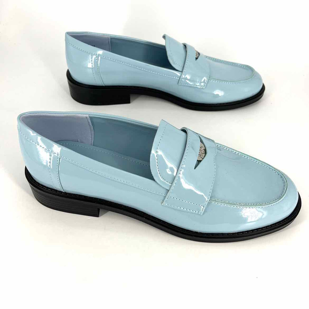 Shoe Size 10 Nine West Blue Patent Flats