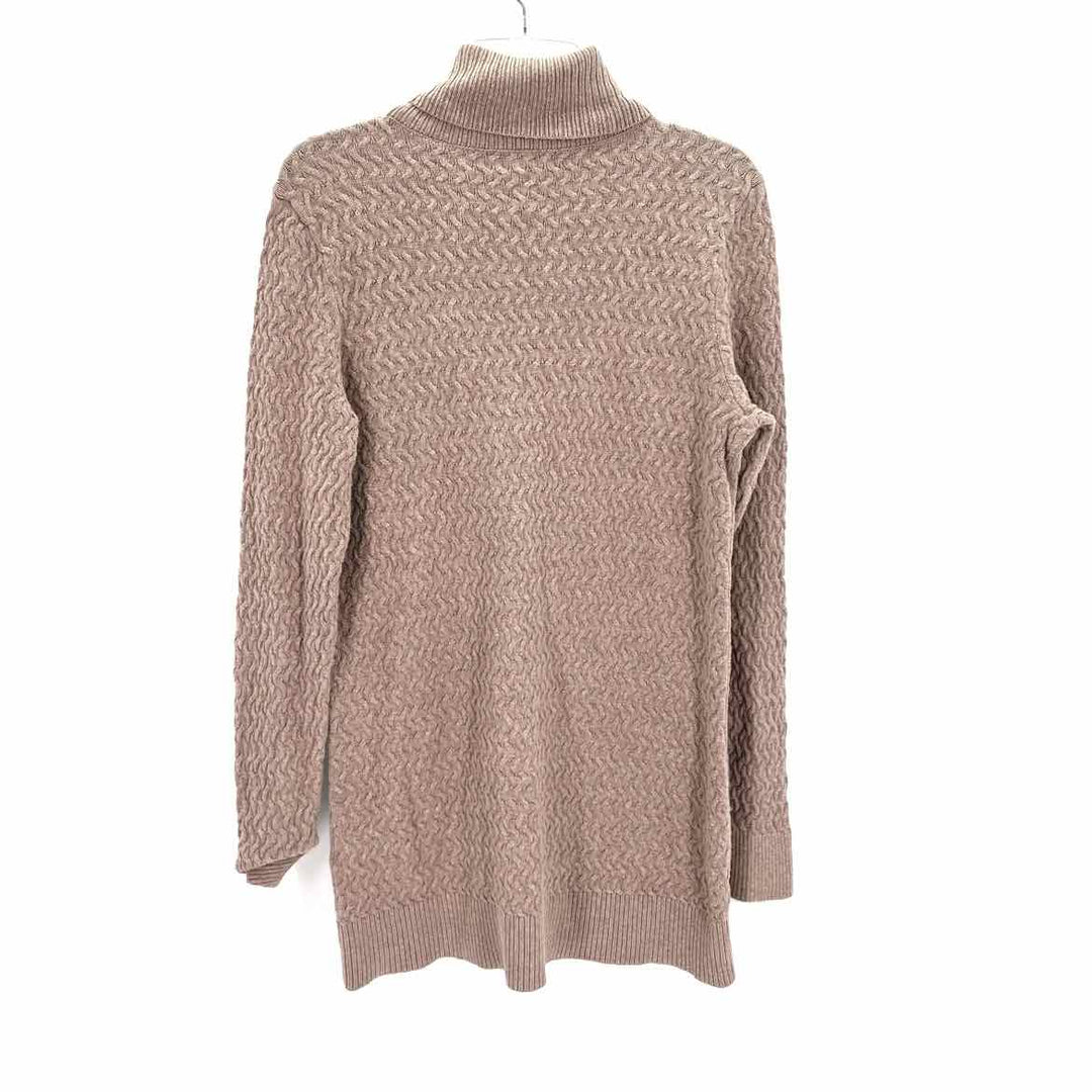 Size M LAND END Tan Sweater