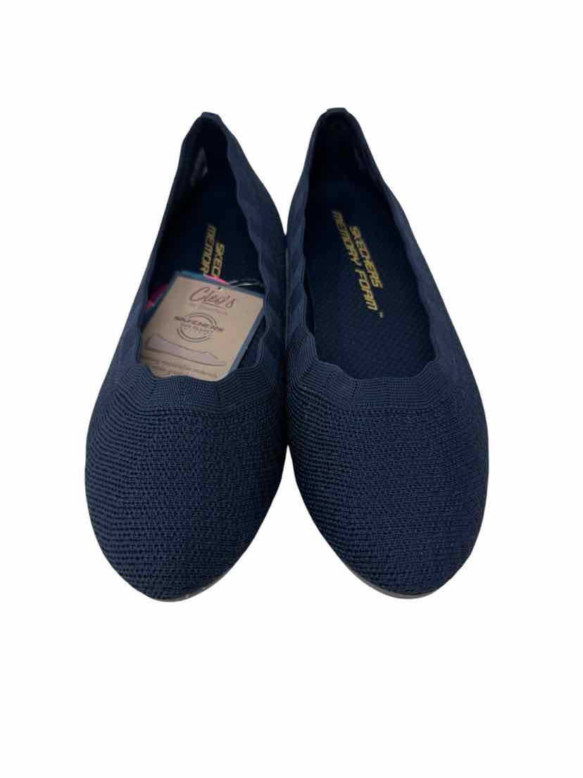 Shoe Size 8 Sketchers Navy Flats