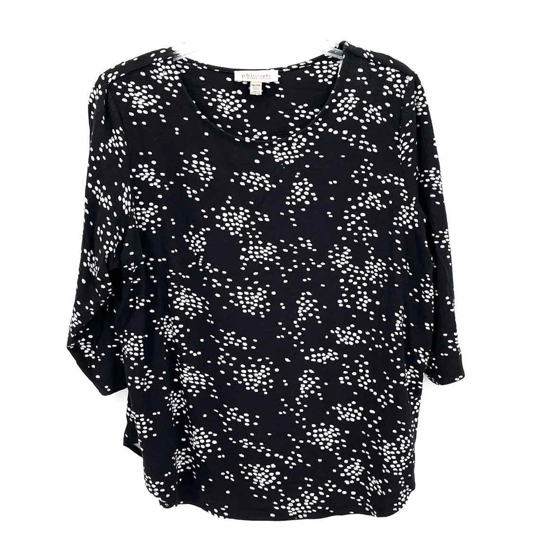 Size 2X PHILOSPHY Black Shirt