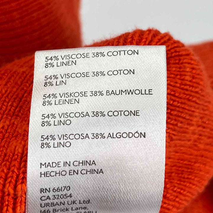 Size XL FREE PEOPLE Orange Knit 2 PC Dress