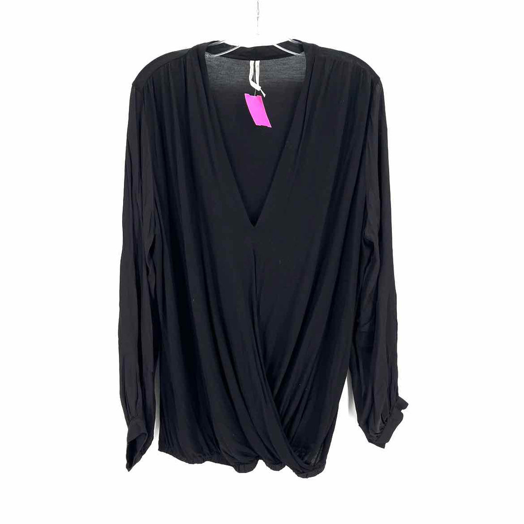 Size L Anthropologie Black Cotton Shirt