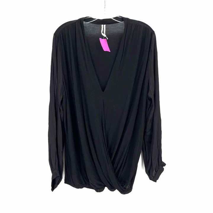 Size L Anthropologie Black Cotton Shirt