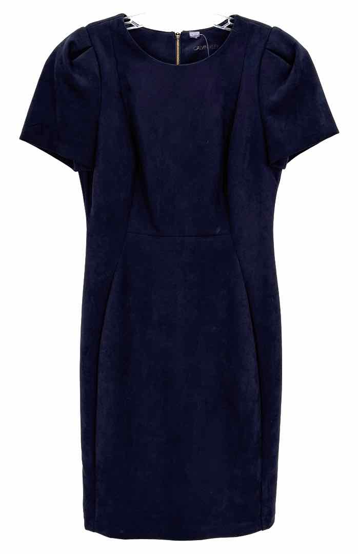Size 8 Calvin Klein Navy Dress