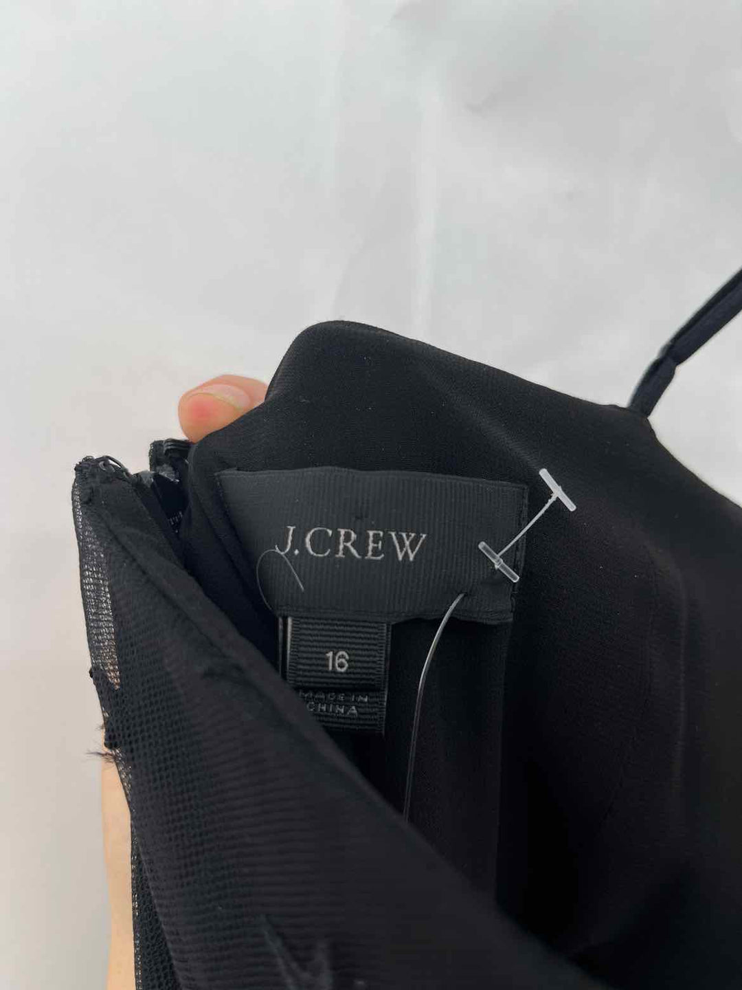 Size 16 J Crew Black Dress