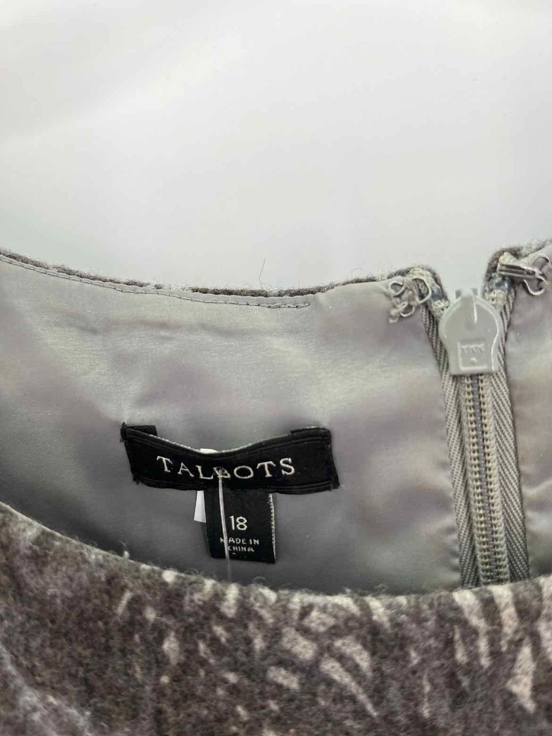 Size 18 Talbots Gray Dress