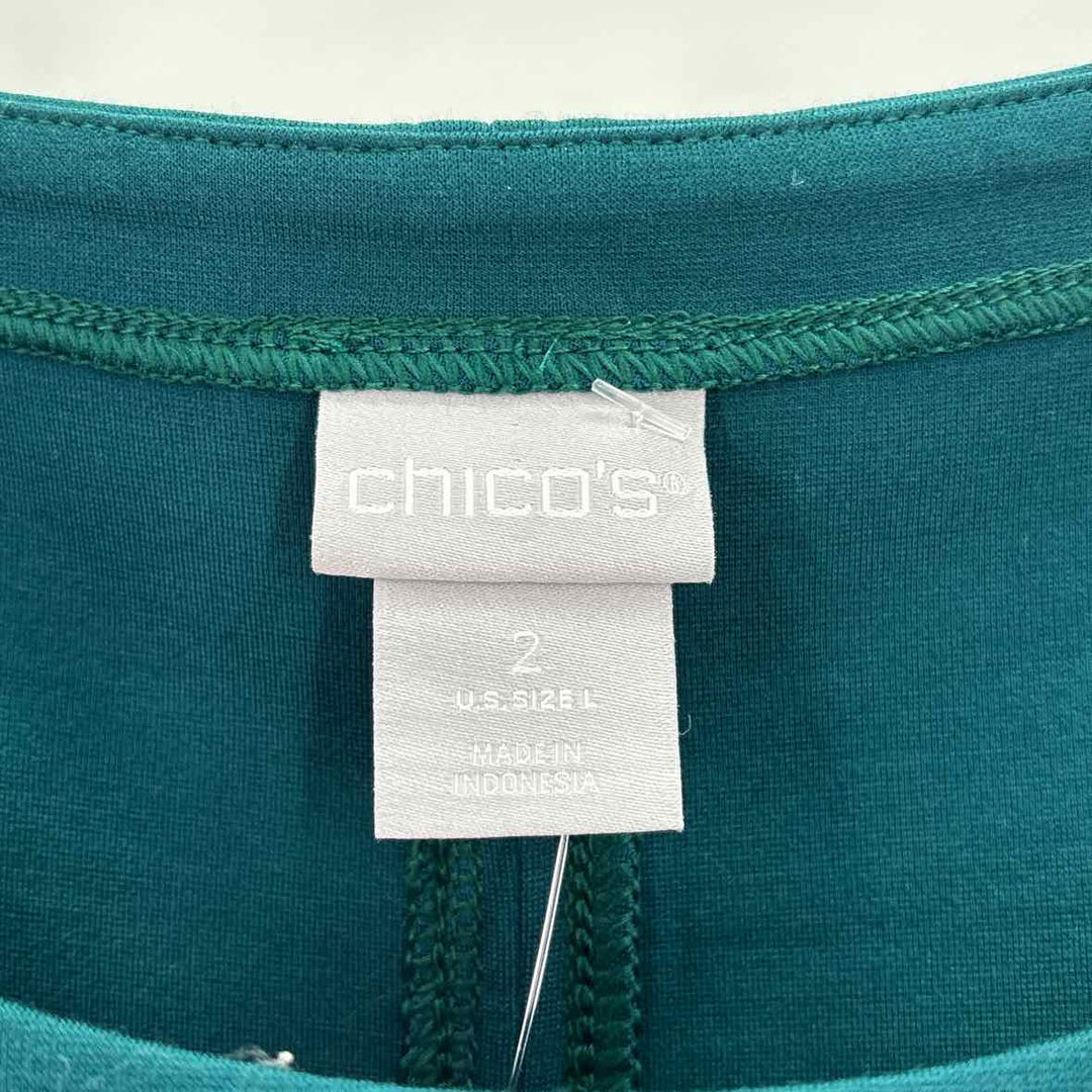 Size L Chico's Teal Shirt