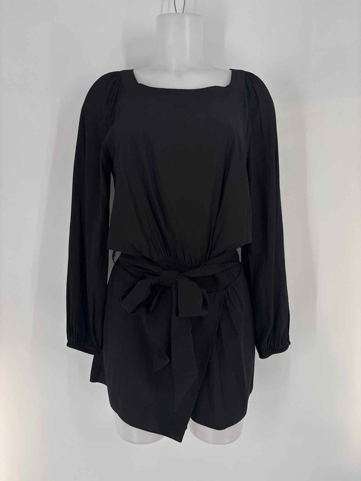 Size M Ramy Brook Black Silk Dress