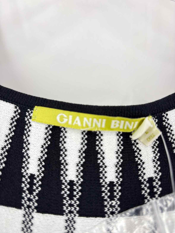 Size L Gianni Bini Black/White Dress