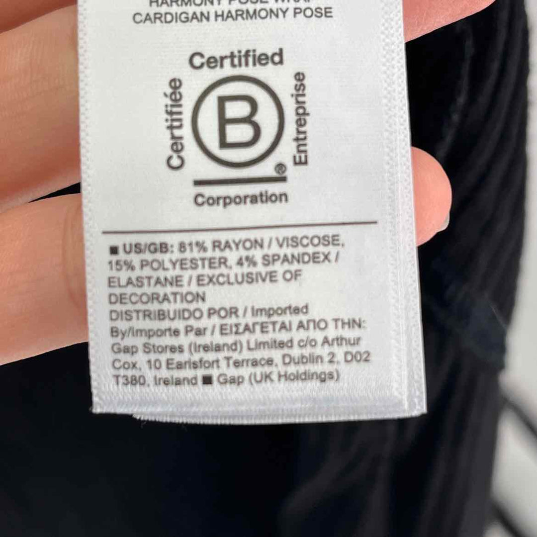 Size XL Athleta Black Knit Cardigan