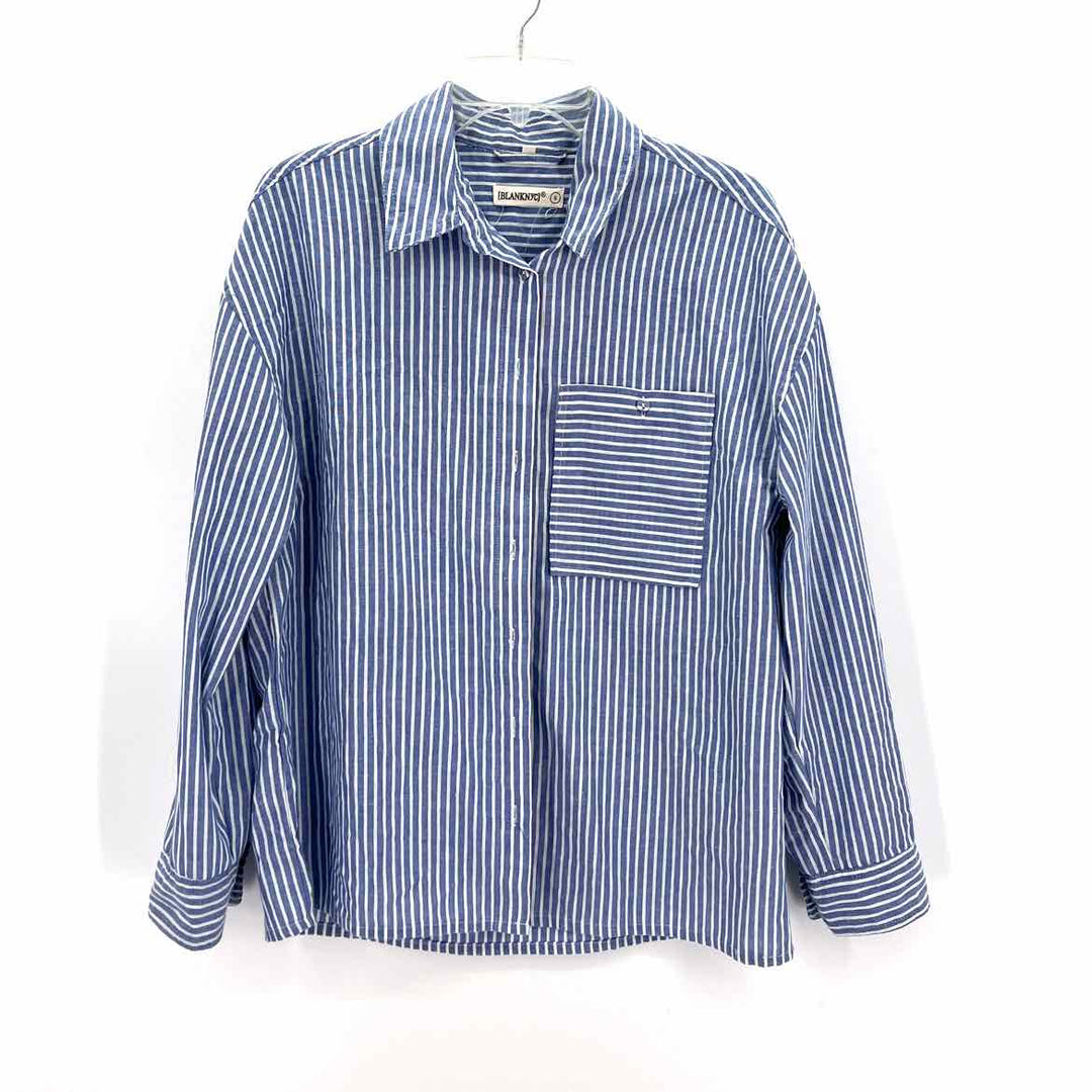 Size S BLANK NYC Blue Shirt