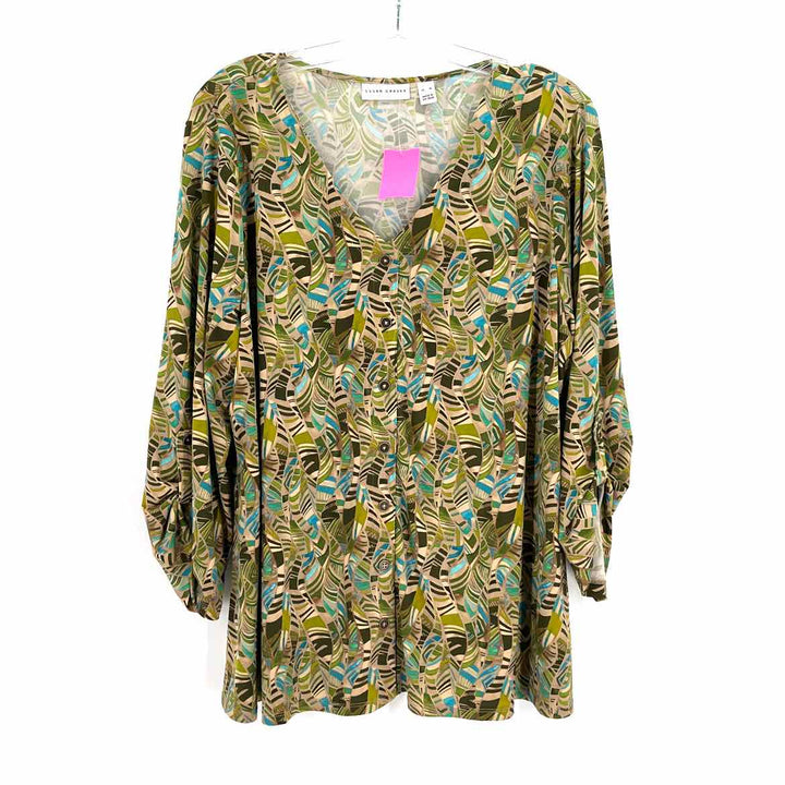 Size XL SUSAN GRAVER Tan Shirt