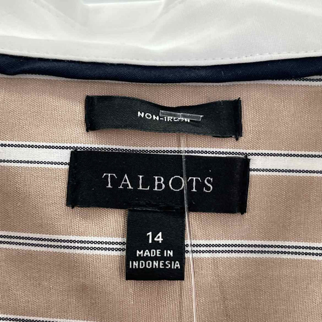 Size 14 Talbots Brown Shirt