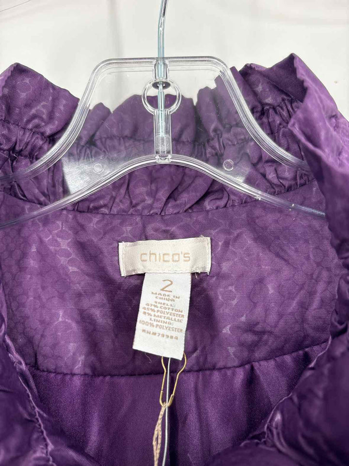 Size XL Chico's Purple Jacket