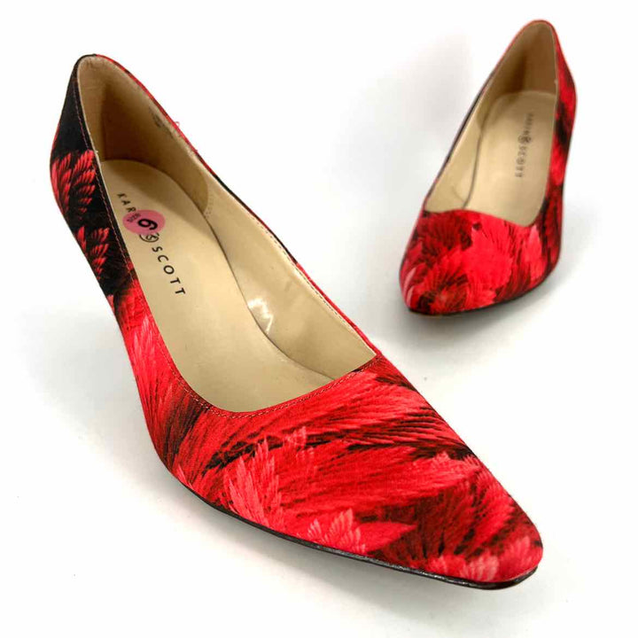 Shoe Size 9 Karen Scott Red Pumps