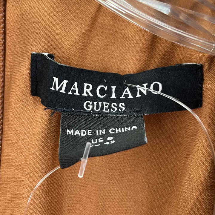 Size 6 GUESS Tan Dress