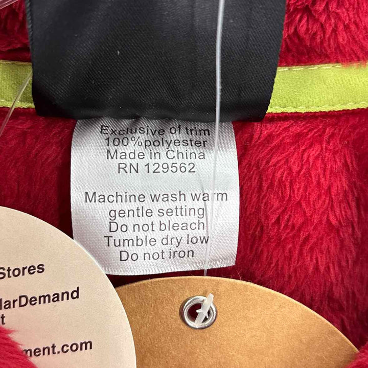 Size XL Burgundy Fleece Jacket