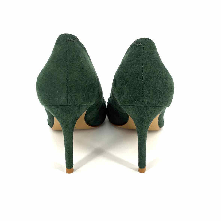 Shoe Size 8 MARC FISHER Green Rhinestone Pumps