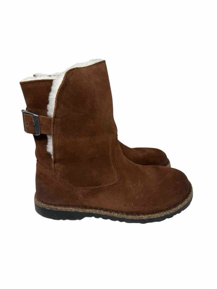 Shoe Size 39 Birkenstock Tan Suede Boots