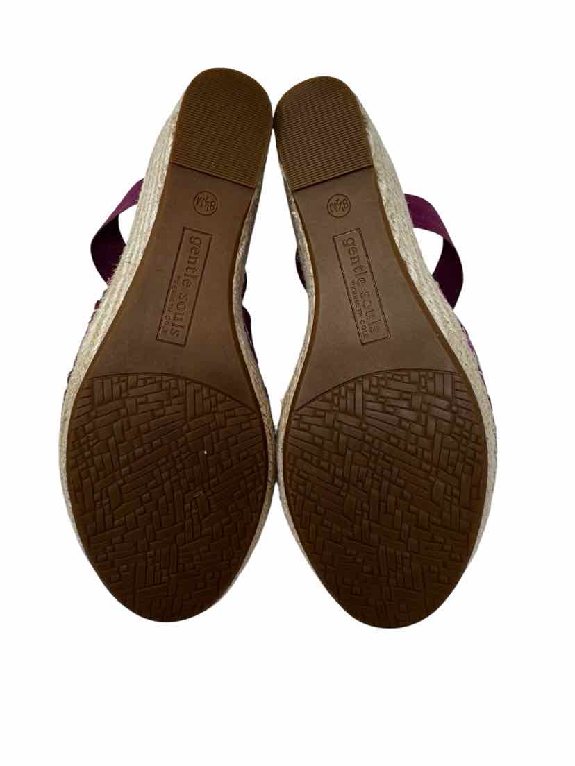 Shoe Size 8.5 GENTLE FAWN Fuschia Suede Sandals